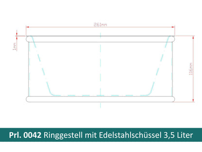 Bodennapf - extra schwere Ausführung