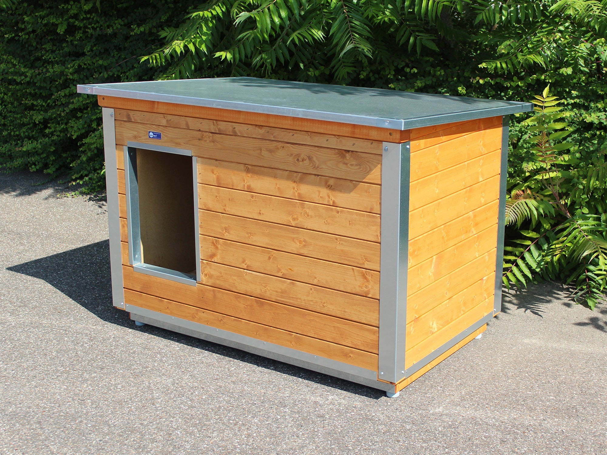 Schrägdach-Hundehütten | Hundehütten für den Außenbereich