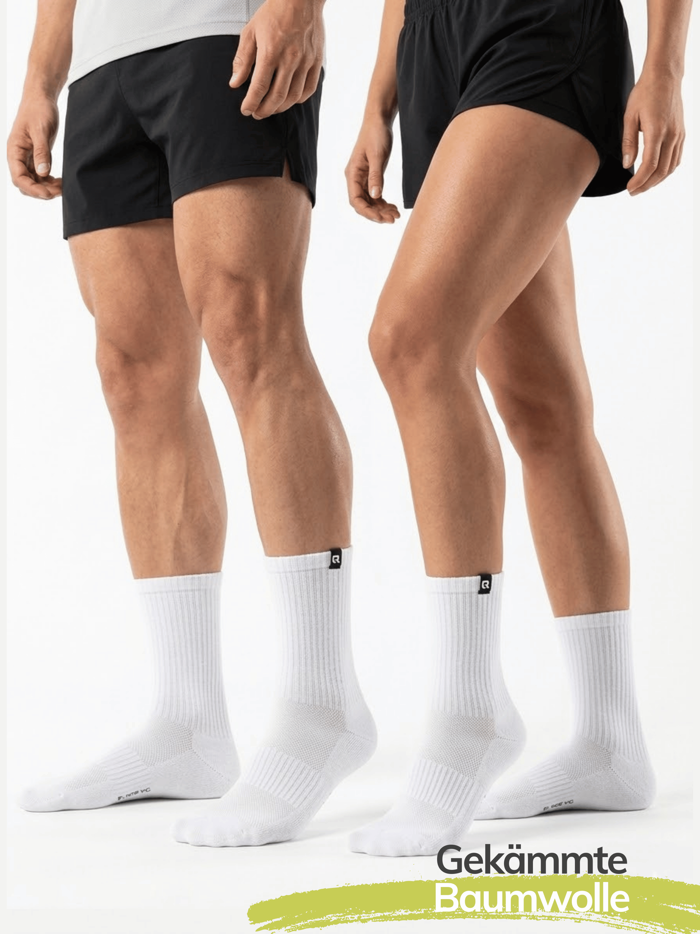 Gepolsterte Tennissocken – 4 Paar | Sportsocken für Damen & Herren | Qolonia