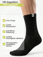 Gepolsterte Tennissocken – 4 Paar | Sportsocken für Damen & Herren | Qolonia
