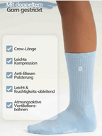 Sportsocken gepolstert für Damen und Herren 4X Paar
