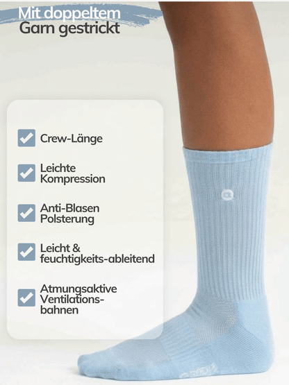 Sportsocken gepolstert für Damen und Herren 4X Paar