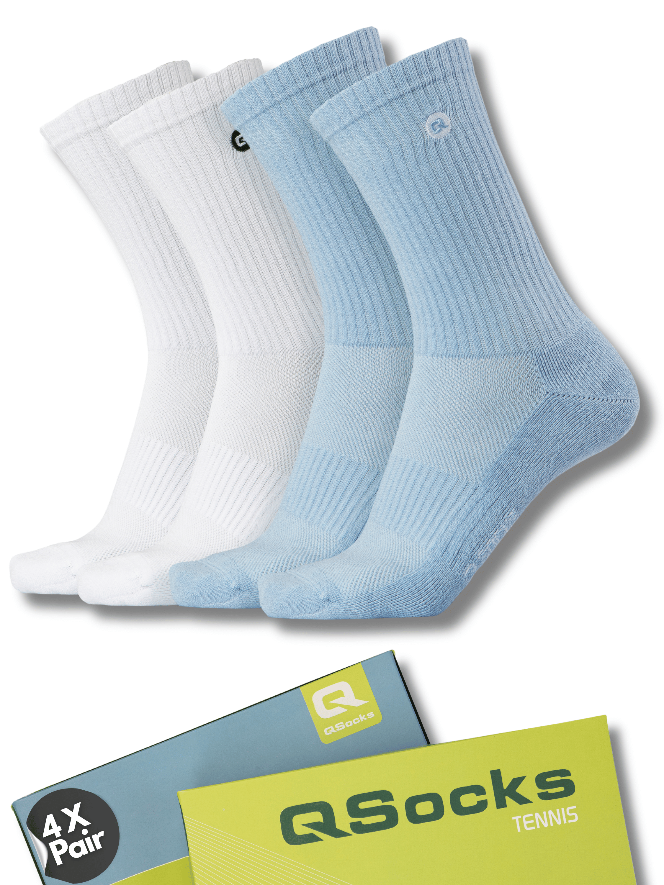 Sportsocken gepolstert für Damen und Herren 4X Paar