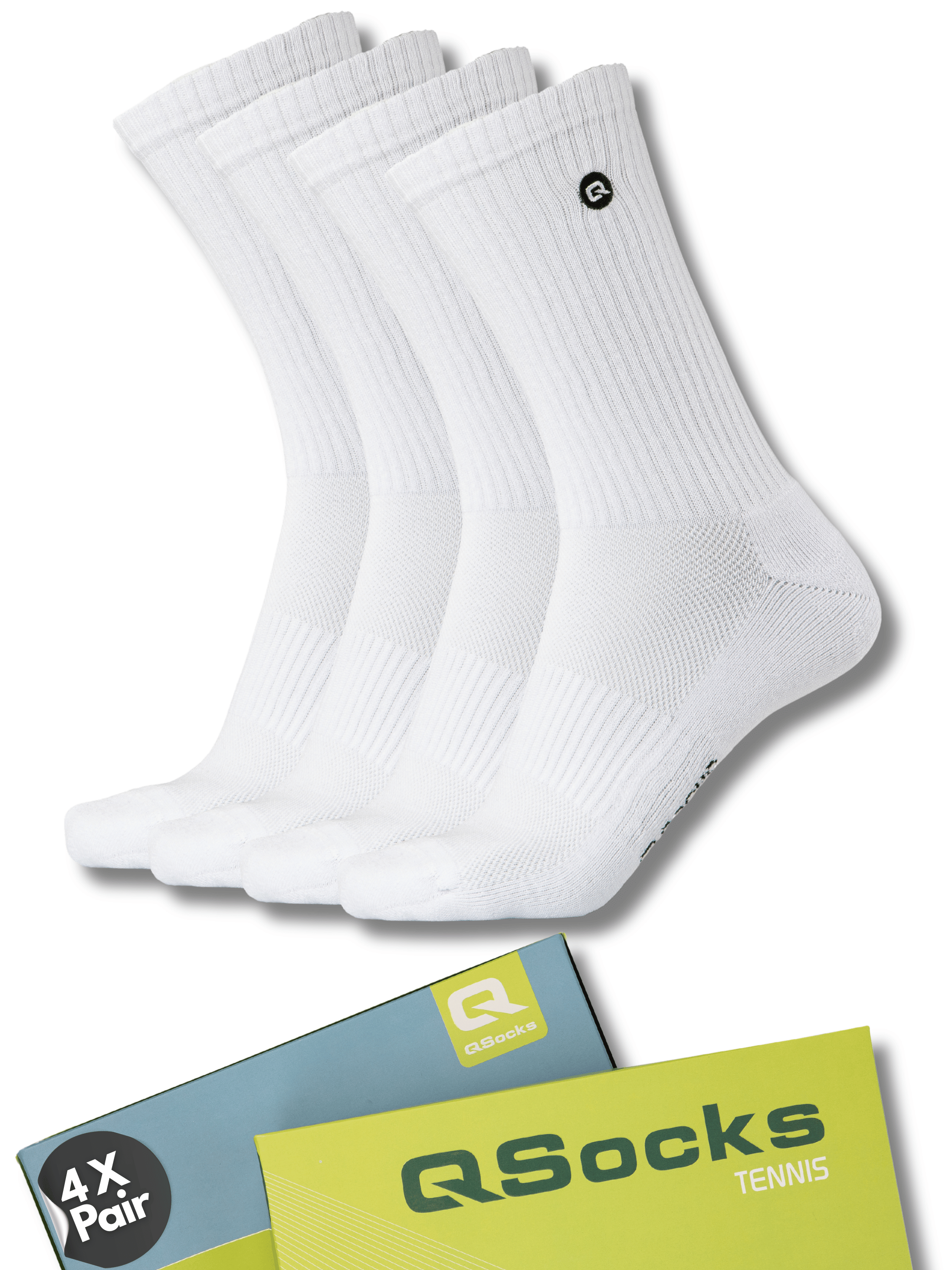Sportsocken gepolstert für Damen und Herren 4X Paar