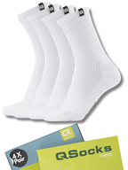 Gepolsterte Tennissocken – 4 Paar | Sportsocken für Damen & Herren | Qolonia