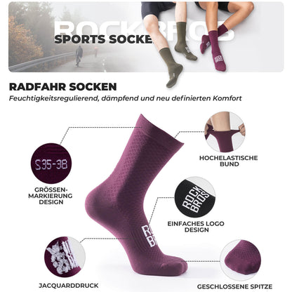 Sportsocken Baumwolle Atmungsaktive Laufsocken
