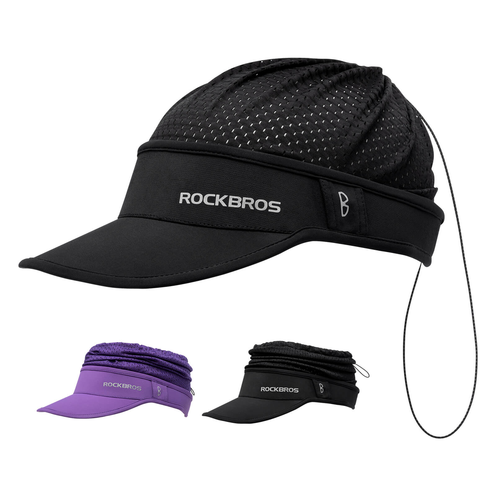 Pferdeschwanz Kappe UV-Schutz Sommer Unisex