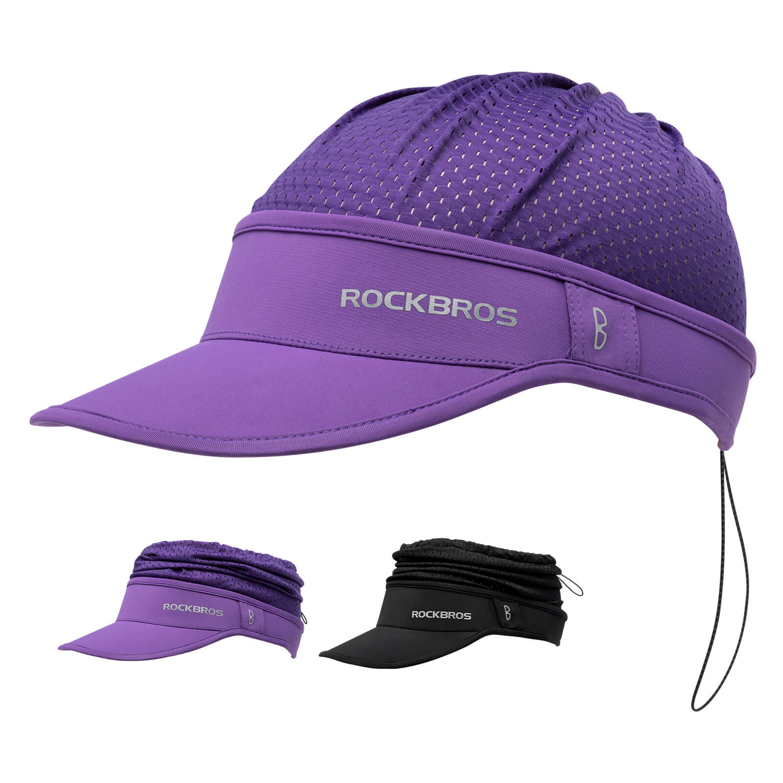 Pferdeschwanz Kappe UV-Schutz Sommer Unisex