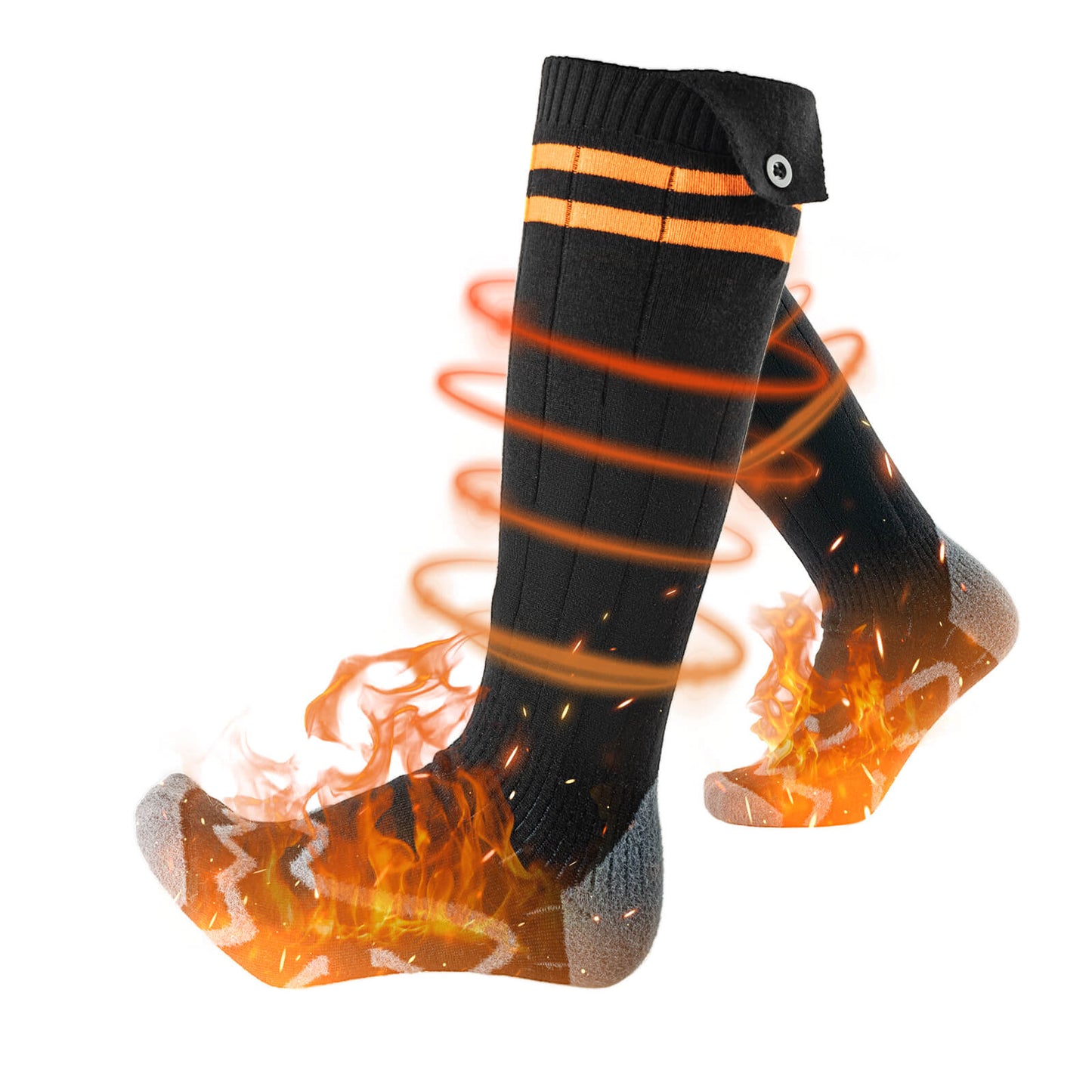 Sportsocken Winter Heizsocken Wiederaufladbar 5000mAh