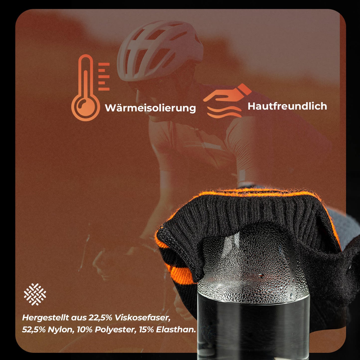 Sportsocken Winter Heizsocken Wiederaufladbar 5000mAh