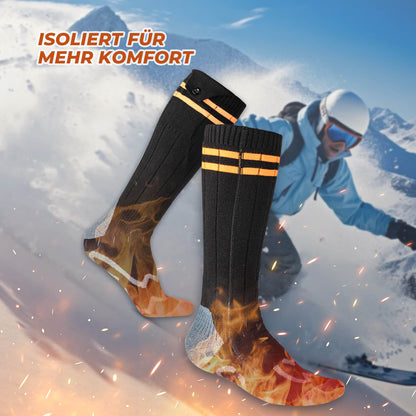 Sportsocken Winter Heizsocken Wiederaufladbar 5000mAh