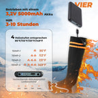 Sportsocken Winter Heizsocken Wiederaufladbar 5000mAh