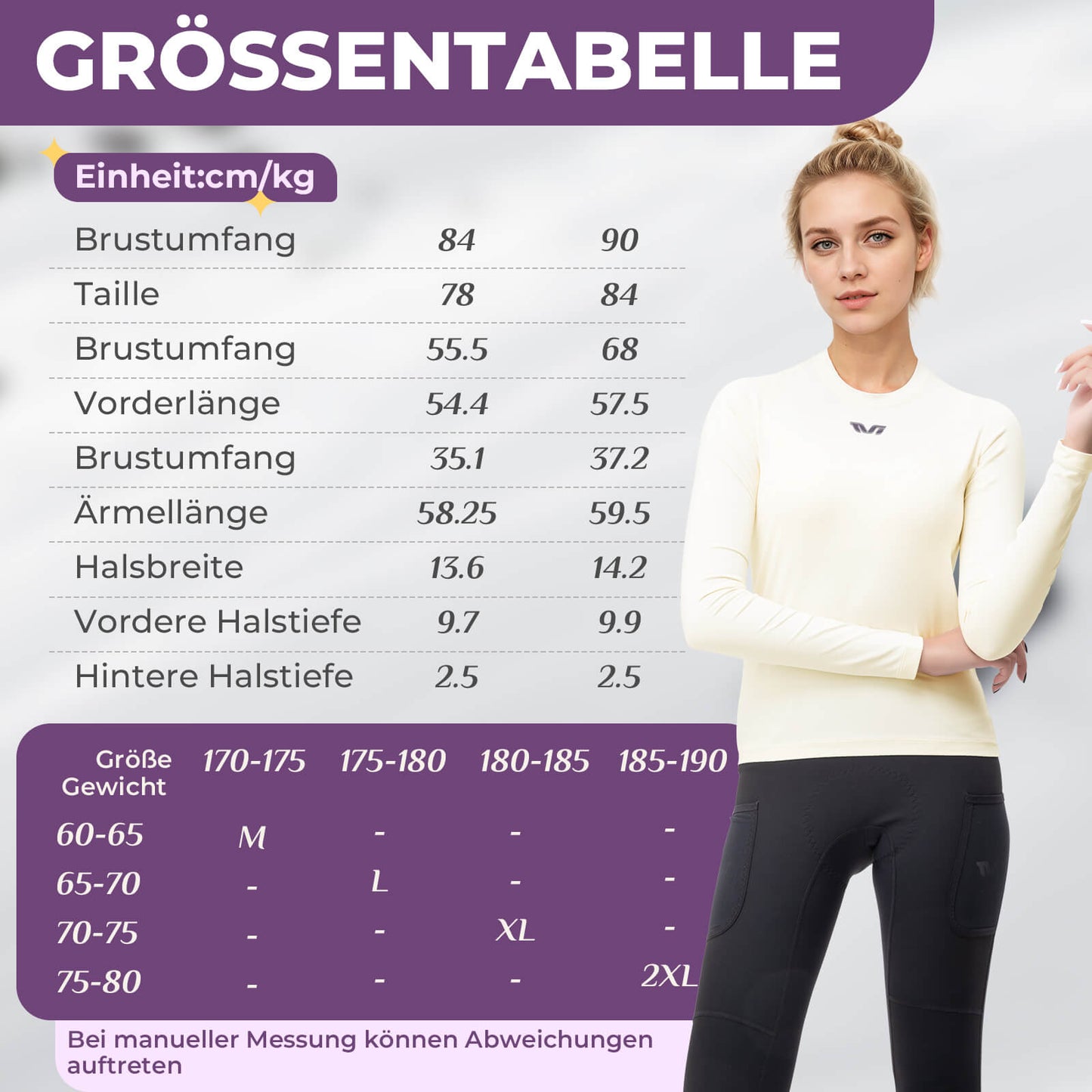 TVI Damen Thermounterwäsche Winter