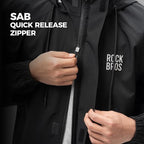 ROCKBROS - Regenjacke Wasserdichte Atmungsaktiv Regenponcho Regenmantel Windjacke