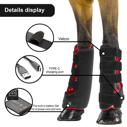 AnoKath® Rotlicht-Gamasche Pferd LEG 110 – Tiefenwärme, Regeneration & Mobilität