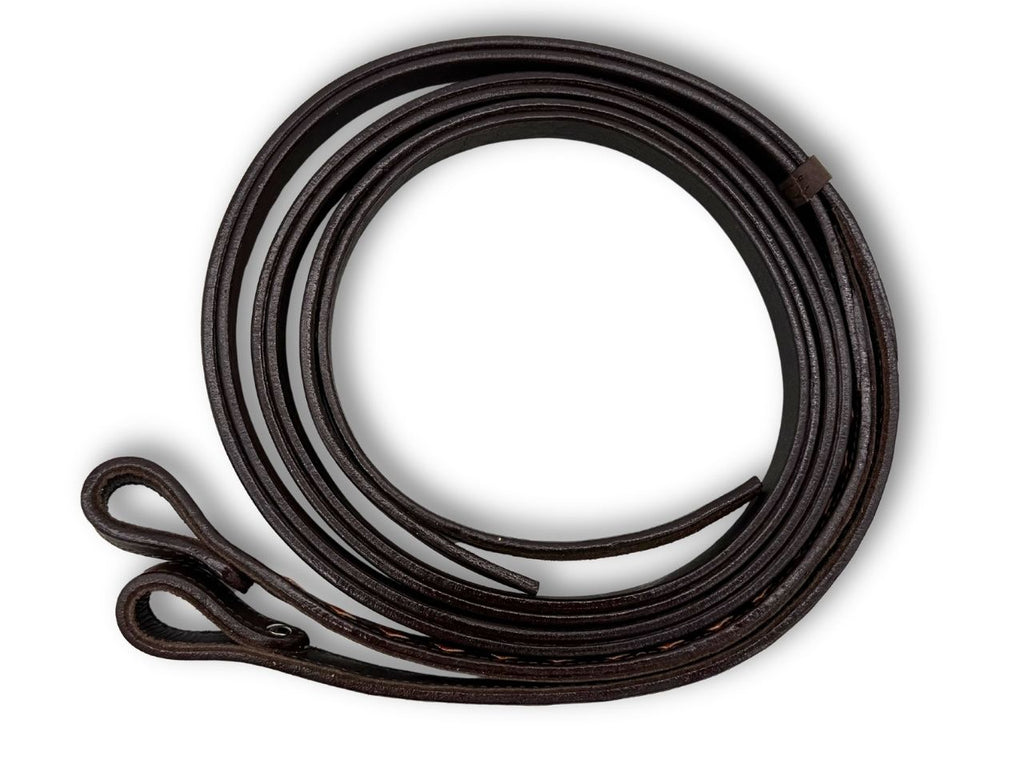 LpTrick - Leder Split Reins dunkelbraun Westernzügel
