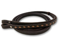 LpTrick - Leder Split Reins dunkelbraun Westernzügel