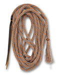 LpTrick - Nylon Mecate Zügel beige-rosegold, super soft