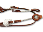 Zweiohr Westerntrense mit Silber Fittings, Zweiohrtrense mit silbernen Earloops