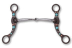 Show Snaffle Bit mit Shanks, einfach gebrochen, 13,5 cm