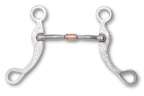 Western show snaffle bit mit Gravur, mit Kupferrolle 13,5cm