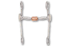 Western Snaffle Bit mit Kupferrolle 12,5cm,