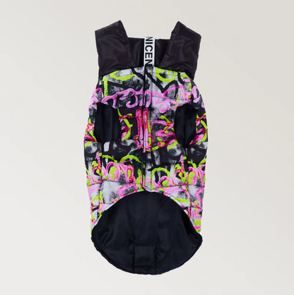 Graffiti Wasserdichte Pufferjacke