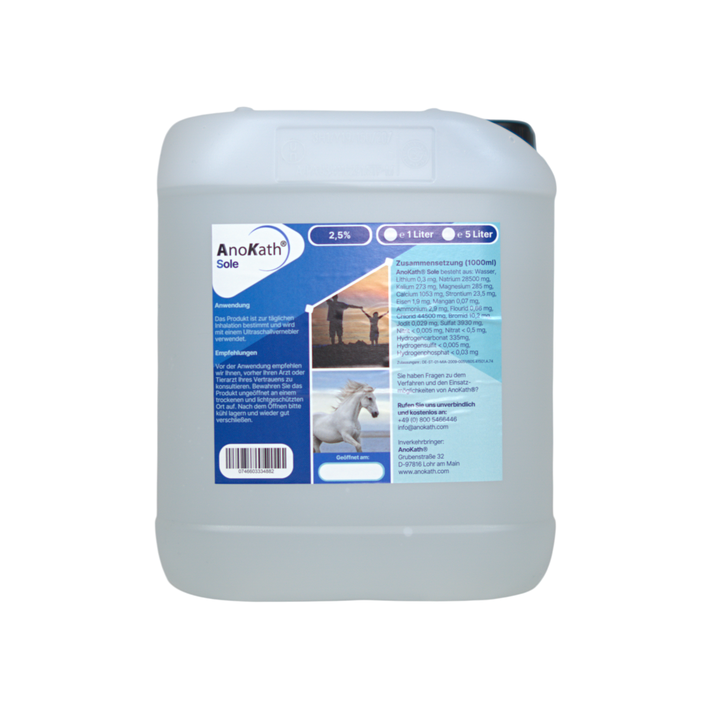 Sole Inhalation für Tiere | Anokath® Natursole