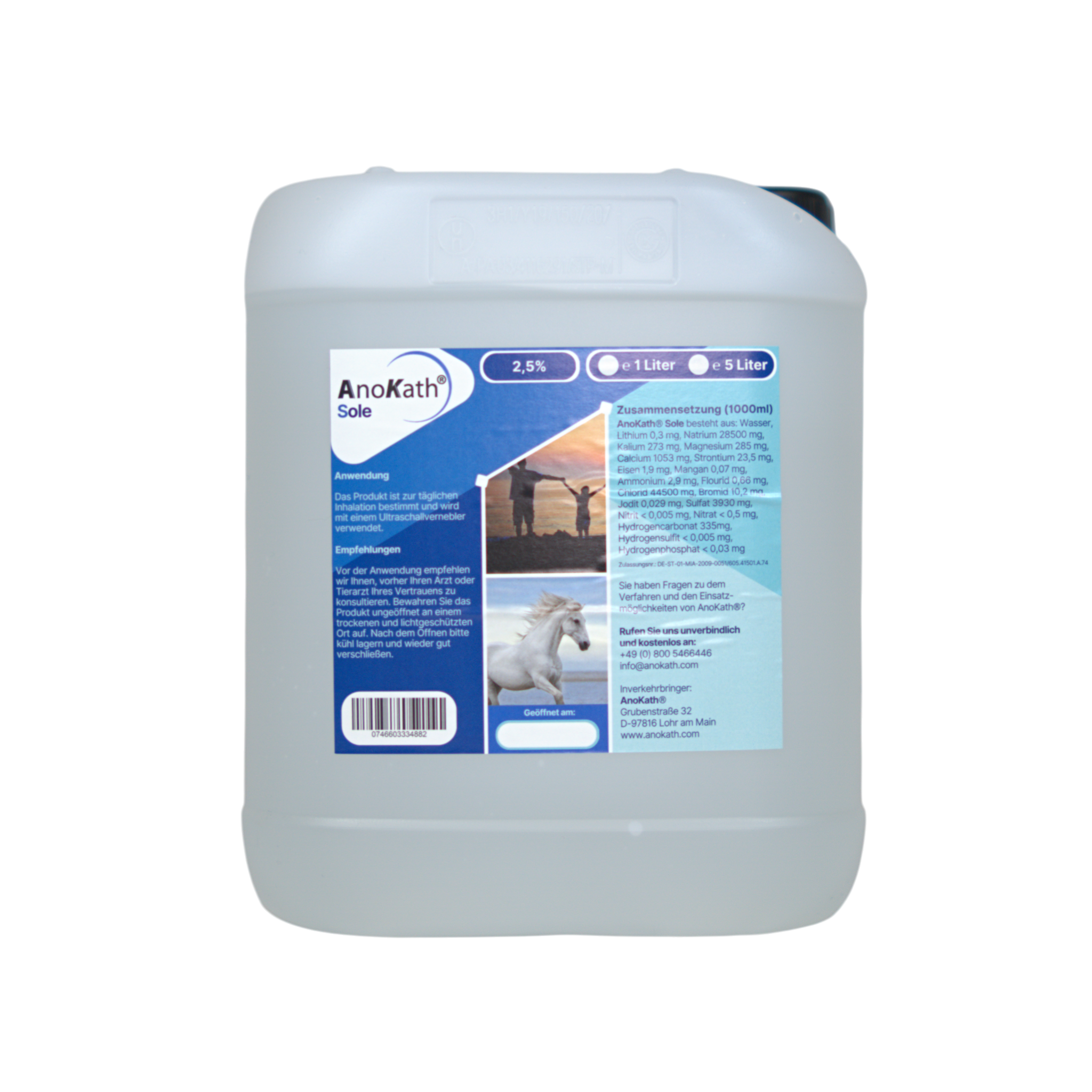 Sole Inhalation für Tiere | Anokath® Natursole