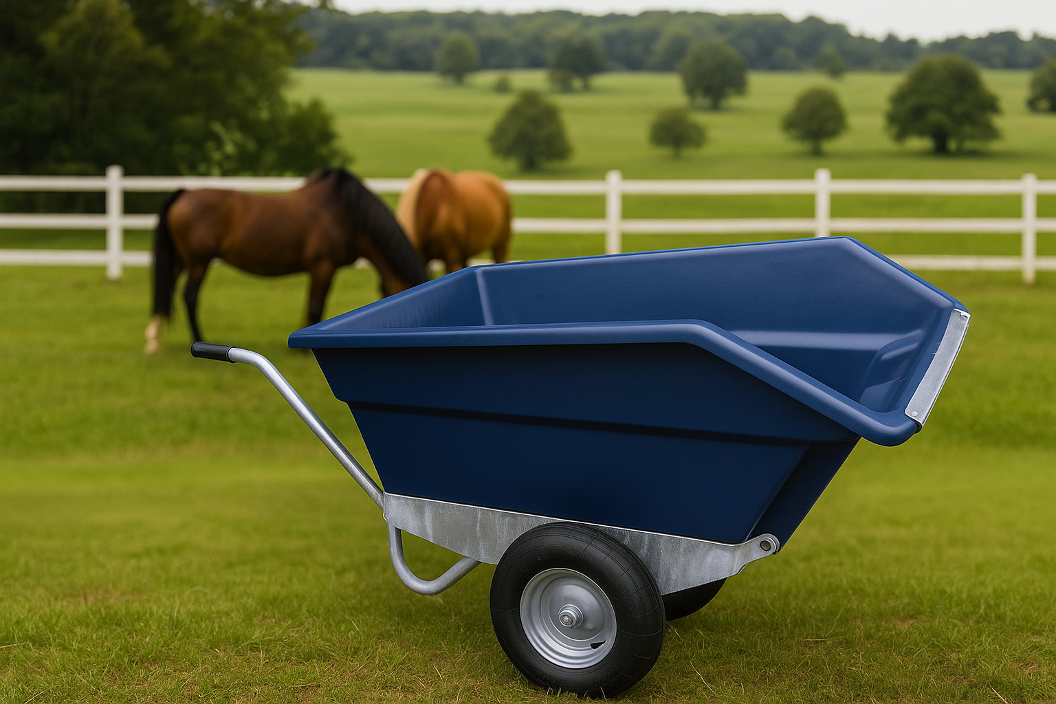 Transportkippschubkarre JFC 400 L –  Kippfunktion & Volumen