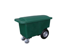 JFC Futterwagen 255 l schmal – ideal für jede Stallgasse und 2 Sorten Futter