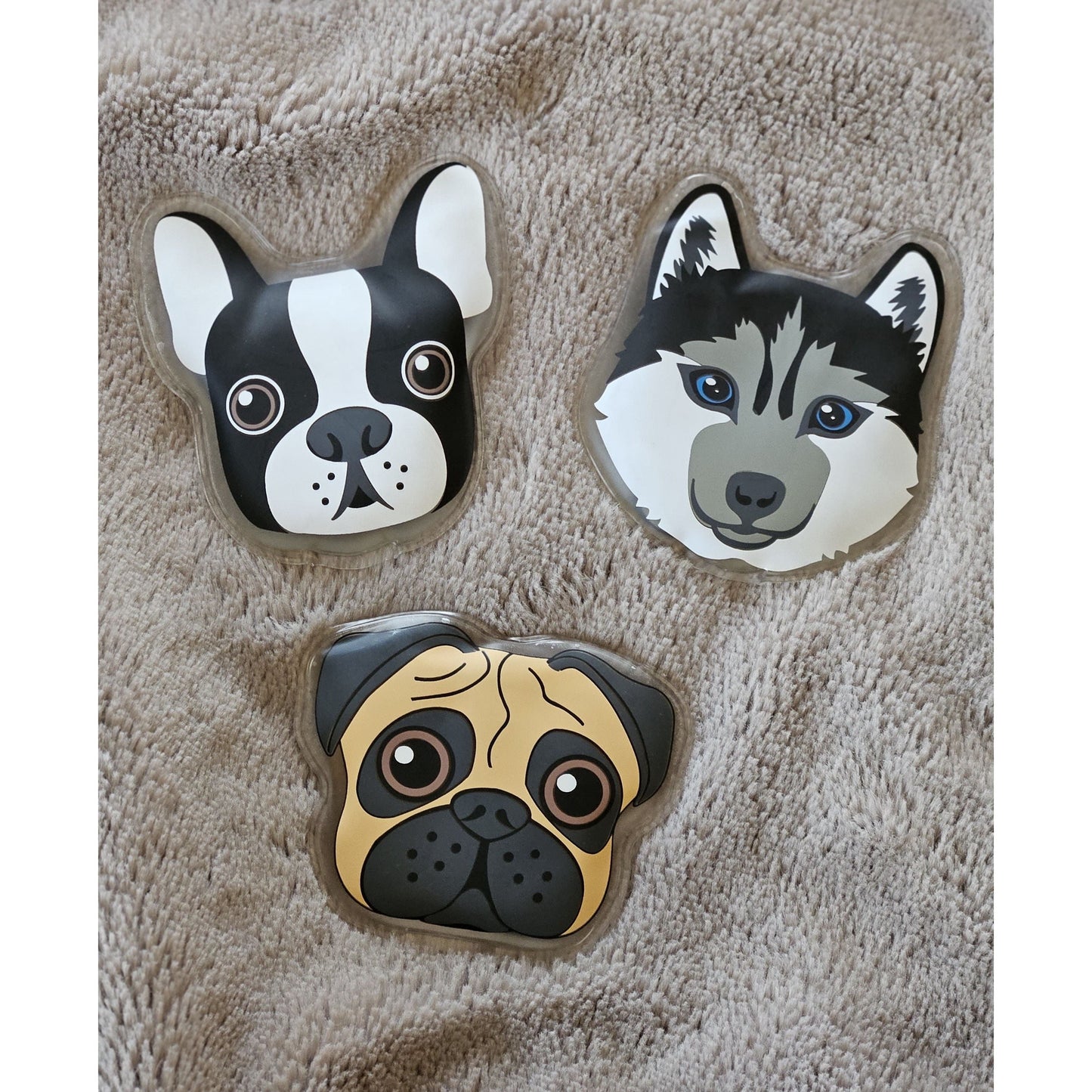 3 Handwärmer Taschenwärmer Taschenheizung Wärmekissen Wärmer Hund Katze 3er SET