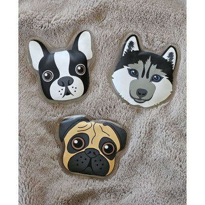 3 Handwärmer Taschenwärmer Taschenheizung Wärmekissen Wärmer Hund Katze 3er SET