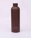 Isolierte Edelstahl Trinkflasche – Braun