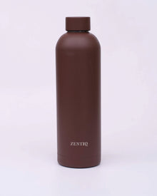 Isolierte Edelstahl Trinkflasche – Braun