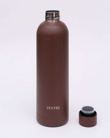 Isolierte Edelstahl Trinkflasche – Braun