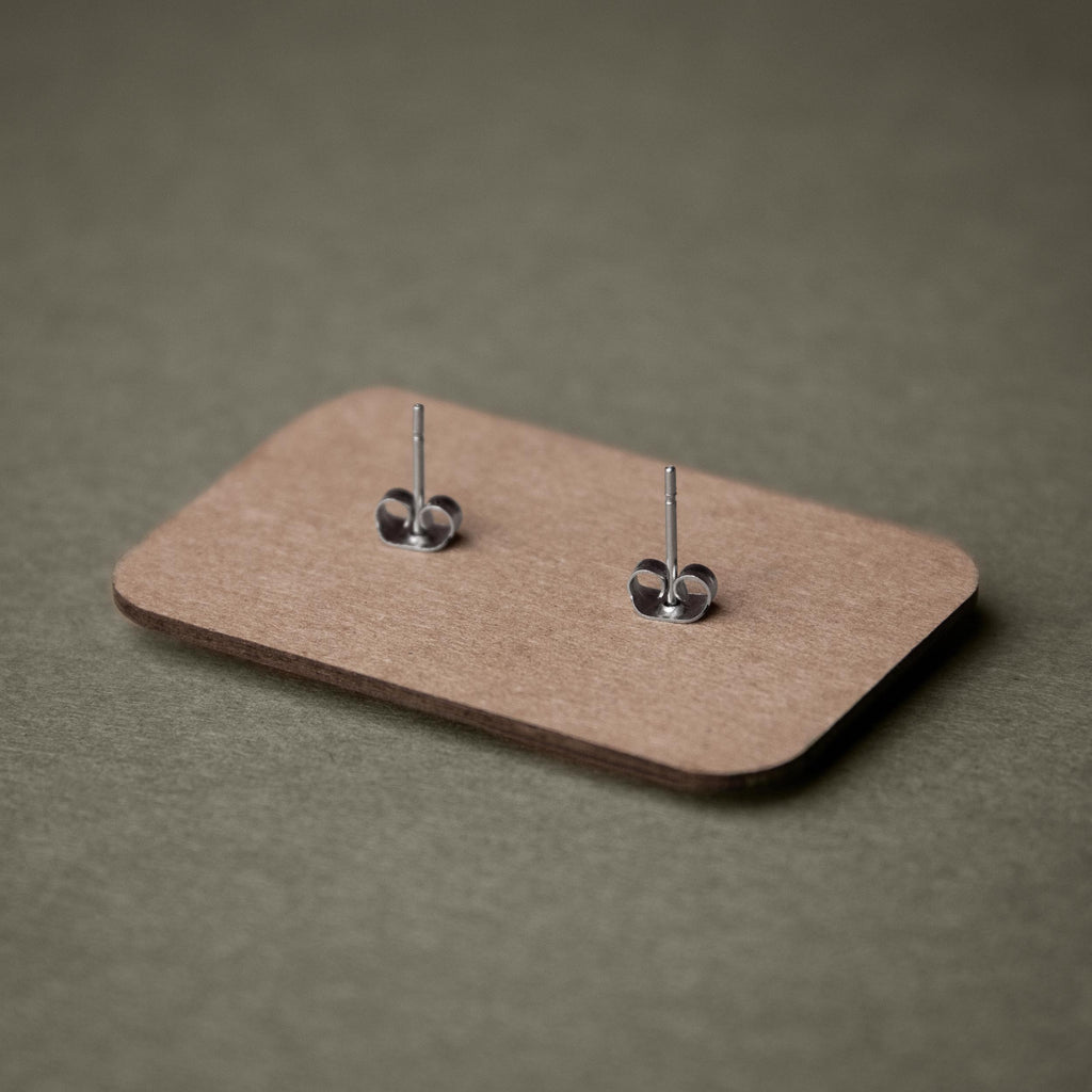 Ohrstecker aus Holz | Stern N°3