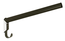 Sattelhalter 44cm rund Metall schwarz