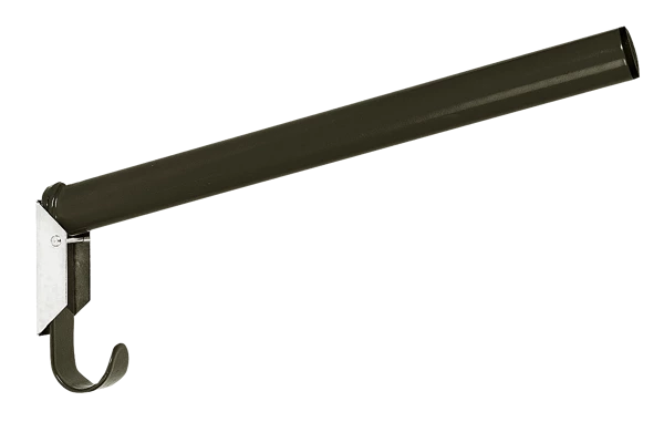 Sattelhalter 44cm rund Metall schwarz