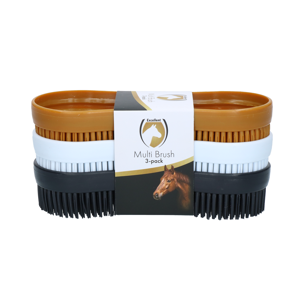 Hofman Animal Care - Excellent Horse Multi Bürste 3er-Pack