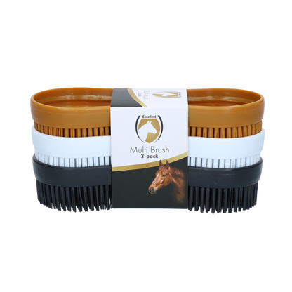 Hofman Animal Care - Excellent Horse Multi Bürste 3er-Pack