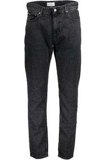 Calvin Klein Herren-Jeans Aus Schwarzem Denim