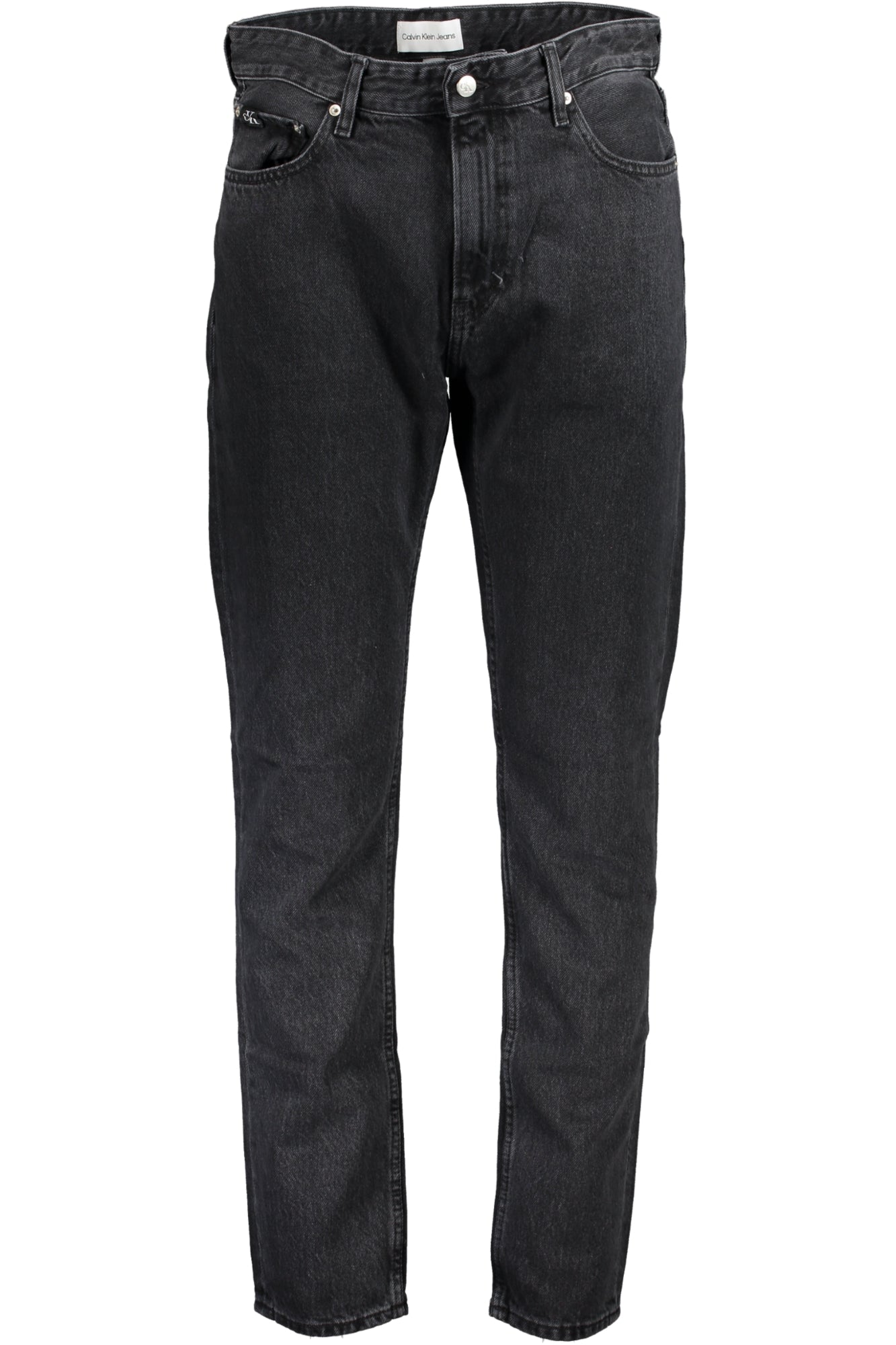 Calvin Klein Herren-Jeans Aus Schwarzem Denim