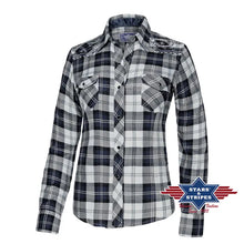 Stars & Stripes® Karobluse - Pasadena Blue Damen