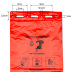 1000 rote Hundekotbeutel zum Aufhängen 21×31,5 cm – Reißfest, geruchsdicht & umweltfreundlich
