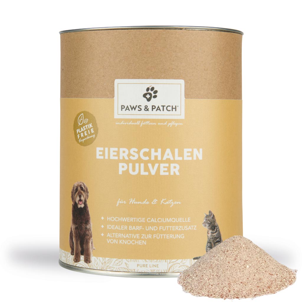 PAWS&PATCH  Eierschalen Pulver Für Hunde Und Katzen