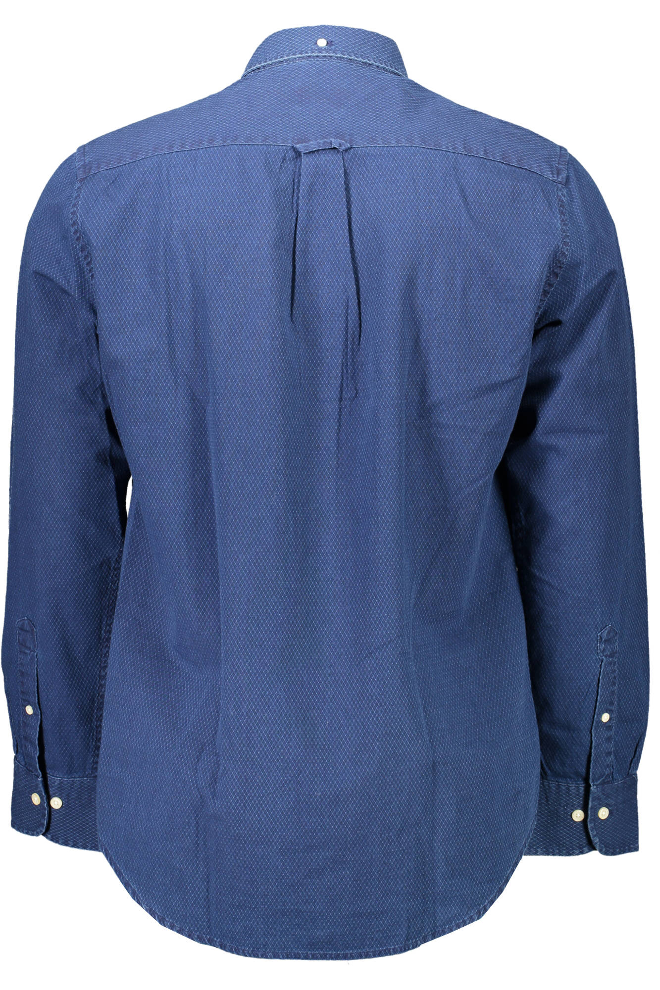GANT Langarmhemd Herren Blau – Klassisches Baumwollhemd mit Button-Down-Kragen