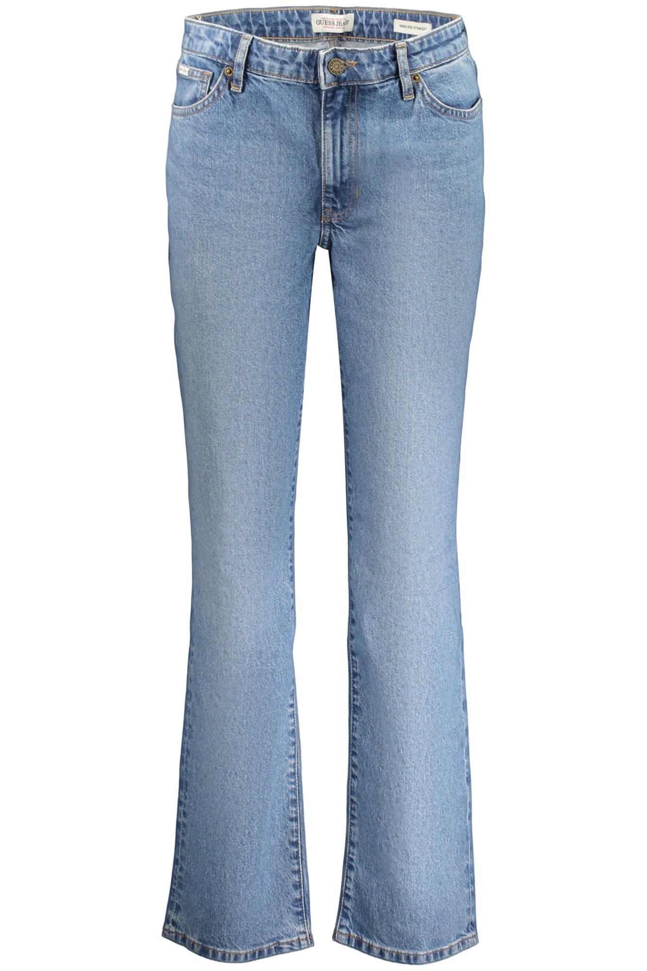 GUESS JEANS Damen Jeans – mit Taschen, mit Reißverschluss