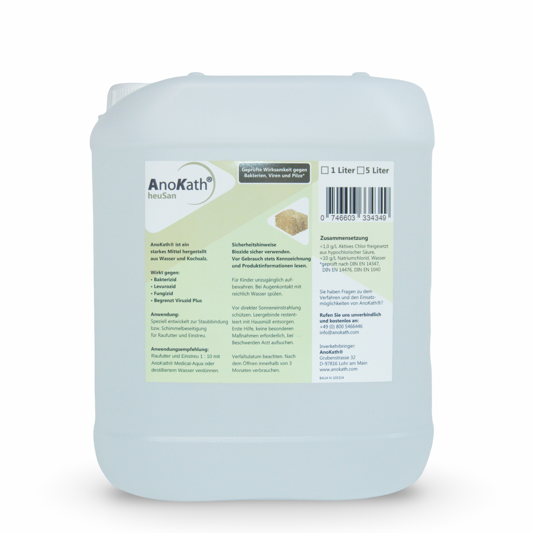 Heu desinfizieren mit AnoKath® heuSan | Schimmel & Staub stoppen