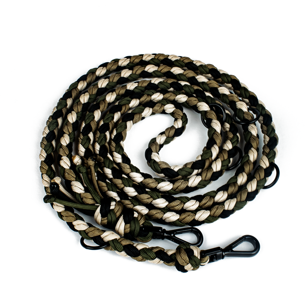 Hundeleine Tierluxe Leo Tarnung Handgemacht Paracord